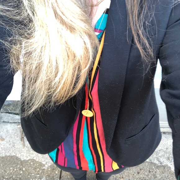 EUC Downtown Striped Damsel Blouse - Picture 5 of 5